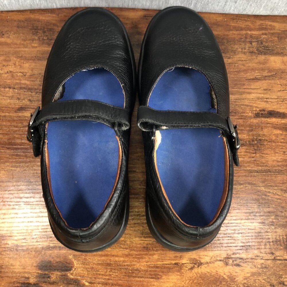 Dr. Comfort Women's‎ Size 6.5 M Diabetic Black Leather Merry Jane Comfort Shoes - Picture 4 of 9